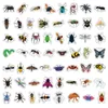 Pack of 100Pcs Cartoon Insect Stickers Waterproof Vinyl Sticker No-Duplicate For Skateboard Luggage Laptop Notebook Helmet Water Bottle Phone Car decals
