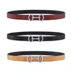 Luxury Ladies Leather Belt Fashion Double Sided Versatile Young Women's Dress Jeans Sweater Waistband Belts Multiple Color Wholesale