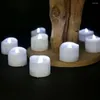 Dekoracje świąteczne Dekoracyjne 2 style Realistyczne świece LED Tealight do domu