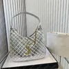 Moda Donna Hobo Borse Gold Designer Tote Silver Totes Borsa a tracolla Cinturino a catena Borsa da donna Luxurys Designer Borse Borsa Portafoglio 1017