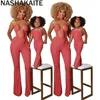 NASHAKAITE maman et fille vêtements été mode rayé Sexy fronde combinaison maman et moi combinaison famille correspondant tenue 220426