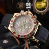 Luxury men's casual nostalgic watch Quartz movement waterproof calendar Adhesive tape watch