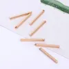 Pendant Necklaces Gold Cuboid Copper Strip Pillar Simple Rectangular Charms For DIY Jewelry Making Accessories 25.2 2.2mm