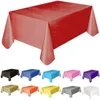 Table Cloth 137X138Cm Plastic Tafelkleed Cover Party Bruiloft Catering Evenementen Servies Tafel Rok Decoratie 11 Kleuren