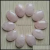 Stone Stone Natural Mixed Oval Flat Base Cab Cabochon Cystal Loose Beads For Necklace Earrings Jewelry Making Wholesale Dhseller2010 Dhjuq