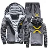 Träningsoveraller för män Ripple XRP Cryptocurrency Huvtröja Set Herr Fleece Camouflage Huvtröjor Byxor Casual Kryptodräkt Träningsoverall Sweatshirt Pullover