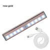 Motion Sensor Night Lights 10 LED Rechargeable Stick On Anywhere Magnetic LED light Bar for Under Cabinet Closet Hallway Stairway7574403