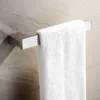 ملحق حمام مجموعة الحمام ملحقات الفولاذ المقاوم للصدأ مصقول ورقة مربعة حامل رداء الرداء هوك الفرش