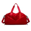 Duffel Bags Casual Simple Oxford Cloth Shoulder Large Capacity Luggage Fashion Solid Color Ladies Fitness Travel Tote Handbags