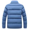 Jaquetas masculinas Casaco de Parkas para Men Jackets de inverno acolchoado Black Stand Gollar Zipper Jackets Parkas 2022 Novo G221013