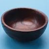 Bowls 2X Small Wooden Dish Salt Vinegar Sauce Flavor Spices Plate Dinner Breakfast Condiment Cup Kitchen Utensils