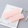 Opbergtassen Kawaii Leuke transparante PP Plastic Pencil Case Lovely Pen Box voor cadeau Office School Supplies Materialen briefpapier