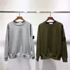 2023 Sudaderas Autumn ISLAND New Men's STONE Loose Camisetas de manga larga bordadas con logo redondo Bolsillo Cómodo Algodón Simple Pareja Sudaderas 04