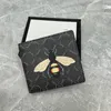 Fashion Designer Women Short Wallet woman purse Discount original box card holder ladies handbag checked flower with box