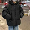 Vestes pour hommes Hiver Hommes Parkas à capuche léger mince mode veste chaude Harajuku bulle manteau Y2k Streetwear veste bouffante vêtements d'extérieur vêtements noirs G221013