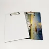 Sublimation A4 Clipboard Recycled Document Holder White Blank Profile Clip Letter File Paper Sheet Office Supplies B1019