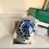 Com a caixa original da moda masculino rel￳gios mec￢nicos 44mm cl￡ssico Men Wristwatch Strap Strap Life Projeto ￠ prova d'￡gua Casual Wristwatches Montre de Luxe