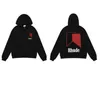 New Mens hoodies RHUDE 후드 남성 여성 디자이너 후드 패션 인기 로고 편지 인쇄 풀오버 가을 스웨터 사이즈 S-XL