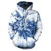 Herrtr￶jor 2022 mode m￤n personlighet m￶nster 3d tryckt / kvinnor tr￶jor fullkropp tryck hajuku hoodie