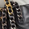 7a New Top Women 's Should Bag Designer Luxury 22b Leather 19 대용량 토트 휴대용 소프트 클래식 패션 브랜드 AS3519 Rhombus Original Chains Reproduction