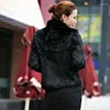女性の毛皮2022冬の豪華なコート厚い暖かいフェイクジャケットレディース長袖の女性ふわふわ白い黒人女性アウターウェア