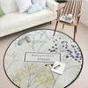 Carpets Korean Style Soft Polyester Design Round For Living Room Bedroom Kid Rugs Home Carpet Floor Door Mat Delicate Rug