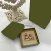 Tasarımcı Hoop Stud Küpeler Kadınlar için Küpe Lüksler Tasarımcıları Altın Küpe Seviyor Mektuplar Elmas Studs Lüks Takı