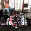 Med originalbox keramisk bezel mens klockor 40mm automatisk mekanisk 2813 r￶relse titta p￥ lysande safir vattent￤t sport sj￤lvvind mode armbandsur