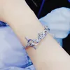 Bracciale con barra a T a cuore annodato con scatola originale per Pandora Catena a mano in argento sterling 925 Donna Ragazze Gioielli di design per matrimoni Regali di fidanzamento Bracciali