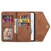 Samsung A33 A53 A13 A32 A52 A13 A42 S22 S21 FE ULTRA PLUS WALLET LEATHER CASE MULTI CASS SKIN SENSATIAN WITH ROPEの豪華な電話ケース