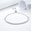 Sparkling Slider Tennis Bracelet met originele doos voor Pandora 100% Sterling Silver Hand Chain CZ Diamond bruiloft sieradenarmbanden voor vrouwelijke meisjes