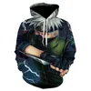 Produtos masculinos Produtos de anime 3D Impressa Sorto de moletom de meninos para capuz esportivo Homens e mulheres Moda de moda com capuz