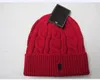 남자 디자이너 비니 모자 모직 니트 모자 여성 브랜드 따뜻한 겨울 비니 디자이너 니트 캡 9 색 2023