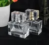 Flacon vaporisateur en verre 30ML Bouteille transparente vide Atomiseur de parfum rechargeable Or Argent SN518