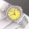 Męskie zegarki automatyczny zegarek mechaniczny 40mm szafirowe wodoodporne modne biznesowe zegarki na rękę Montre De Luxe Gift
