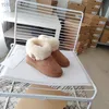 Botas de neve botas botas quentes sapatos de camurça clássica miniwomen curta