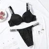 Beforw Sexy Letter Brawear Set Under Comfort Brief Sets Push Up Bra و Panty 2 Sets for Women Lingerie Set 201028