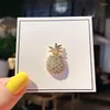 Brooches Mini Cute Little Brooch Female Coconut Tree Pineapple Badge Men's Decorative Pin Jewelry