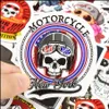 Console Decorations 50Pcs Punk Skl Vinyl Stickers Bomb Horror Doodle Car Decals Waterproof For Diy Laptop Skateboard Guitar Bicycle Dhu7C