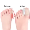 2PCS Silicone Foot Toe Separator Ajuste Hallux Valgus Pedicure Corrector Pés Care Bunion Bone Thumb Valgus Protector Tool
