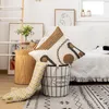 Poduszka Maroko Tufted Nordic Style Case 30x50 45x45cm Boho Coffee Pętla bawełniana do dekoracji domu