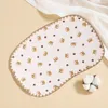 Baby Pillow Towel 10 Layers Muslin Cotton Soft Breathable Head Neck Support Sleeping Pillows Mat for Newborn Babies Bedding Accessories