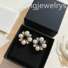 Pearl Ball Designer Earring Women Dangle Jewelry Dongjewelrys Shining Pink Crystal Sweet Style Earrings Small And Portable Popular Jewellery