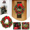 装飾的な花を歓迎する花輪のサインの壁の装飾ドアガーランド窓ぶら下がっているフロントウェディング小さな屋内クリスマスの飾り