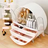 Storage Boxes Cosmetic Box Large-capacity Multi-layer Dust-proof With Drawers Bedroom Dressing Table Shelf