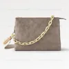 مصمم Coussin PM MM حقيبة نساء من جلد العجل الأصلي سلسلة محفظة محفظة القابض Crossbody الأزياء حقيبة اليد الكلاسيكية Shouler 247D