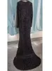 Casual Dresses Partysix Women Grey V Neck Long Sleeve Sequin Elegant Evening Party Maxi Ladies Slå 221018