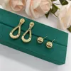 2022 NOUVELLE BRANQUE DÉCRIEURS DE BRANDE Stude de luxe Bijoux de mode de luxe Perle Perle Boucles d'oreilles Golden Womens Accessoires Party Gift