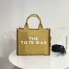 Marc Tote Bag Designer Bags Women Sidbag Fashion Casual плеч роскошные кожаные холст ручной сумки 1106