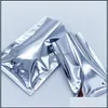 Storage Bags Sier Aluminium Foil Bags Heat Seal Vacuum Pouches Bag Dried Food Powder Storage Mylar Packing Bag3 85 S2 Drop Delivery Dhh1R